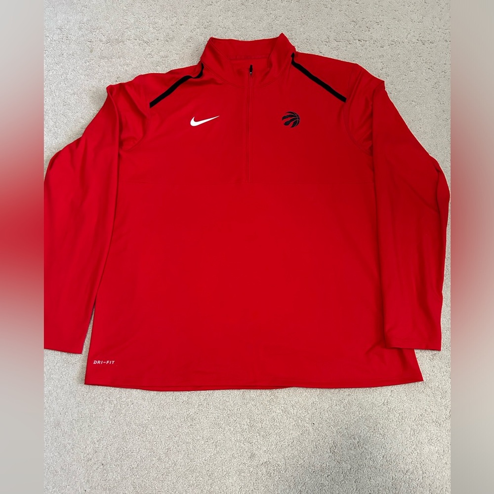 Nike Toronto Raptors 1/4 Zip Size XXL